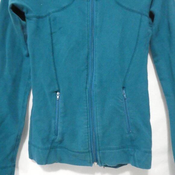 UB SPORTS - Urban Behavior | small | Teal Full-Zip Exercise - Running Hoodie - Picture 8 of 15